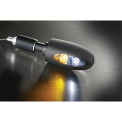 PartzBiz HD KA2557 - Kuryakyn Kellermann BL 1000 2557 Black Amber LED Bar End Turn Signal Harley & Metric PartzBiz HD KA2557 - Kuryakyn Kellermann BL 1000 2557 Black Amber LED Bar End Turn Signal Harley & Metric