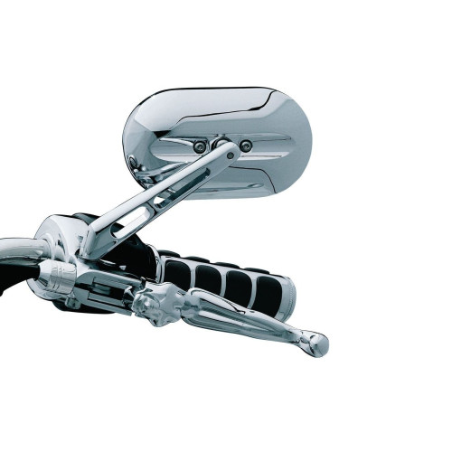 PartzBiz HD: 4412085-Kuryakyn 1430 Chrome Large Head Handlebar Mirror Standard Stem Harley & Metric | 1430 PartzBiz HD: 4412085-Kuryakyn 1430 Chrome Large Head Handlebar Mirror Standard Stem Harley & Metric | 1430
