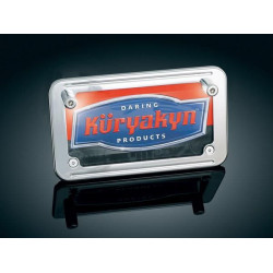 PartzBiz HD KA9398 - Kuryakyn LED License Plate Light W/Red Accent Light | 9398
