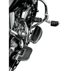 PartzBiz HD KA7555 - Kuryakyn Chrome Longhorn Offset Trident Highway Pegs 1-1/4" Engine Guard | 7555 PartzBiz HD KA7555 - Kuryakyn Chrome Longhorn Offset Trident Highway Pegs 1-1/4" Engine Guard | 7555