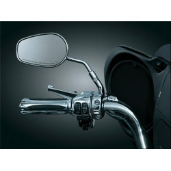 PartzBiz HD KA1444 - Kuryakyn 1444 Chrome Mirror Stem Extenders (pr) สำหรับกระจกกลม Harley 419422;6410156;0641-0156