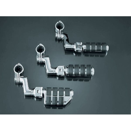 PartzBiz HD: 4412033-Kuryakyn Chrome Tour-Tech Cruise Offset Mounts Large ISO Footpegs & Quick Clamps | 7999 PartzBiz HD: 4412033-Kuryakyn Chrome Tour-Tech Cruise Offset Mounts Large ISO Footpegs & Quick Clamps | 7999