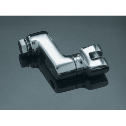 PartzBiz HD ka7996 - Kuryakyn 7996 Chrome Offset Peg Mounts 1/2 -13 Bolt สไตล์ Harley Mount