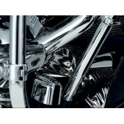 PartzBiz HD KA8651 - ฝาครอบตัวส่งแรงดันน้ำมัน Kuryakyn Chrome สำหรับ Harley FLHR & FLHT | 8651 PartzBiz HD KA8651 - ฝาครอบตัวส่งแรงดันน้ำมัน Kuryakyn Chrome สำหรับ Harley FLHR & FLHT | 8651
