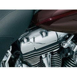 PartzBiz HD KA8693 - Kuryakyn Chrome Packed Rocker Box Bolt Covers (ชุด 6 ชิ้น) สำหรับ Harley Twin Cam | 8693 PartzBiz HD KA8693 - Kuryakyn Chrome Packed Rocker Box Bolt Covers (ชุด 6 ชิ้น) สำหรับ Harley Twin Cam | 8693
