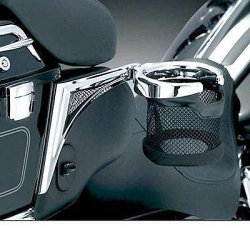 PartzBiz HD: 4412005-Kuryakyn Chrome Passenger Drink Holder Basket For Harley 1692 Flhtk Flhtcutg - 1692 PartzBiz HD: 4412005-Kuryakyn Chrome Passenger Drink Holder Basket For Harley 1692 Flhtk Flhtcutg - 1692