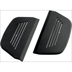 PartzBiz HD KA7554 - Kuryakyn 7554 Premium Inserts Harley-Davidson D-Shaped Passenger Boards