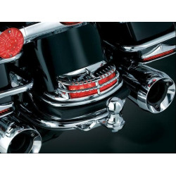 PartzBiz HD KA8621 - Kuryakyn Rear Fender Tip Lens Grill for Harley Touring 09-13 | 8621