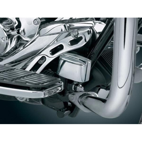 PartzBiz HD: 4411961-Kuryakyn Chrome Rear Brake Master Cylinder Cover for Harley FLH & ST 9128