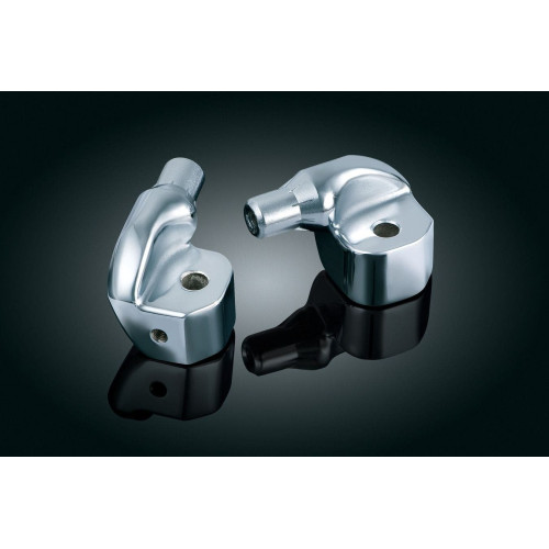 PartzBiz HD: 4411962-Kuryakyn Chrome Rear Tapered Peg Adapters for Can-Am PartzBiz HD: 4411962-Kuryakyn Chrome Rear Tapered Peg Adapters for Can-Am