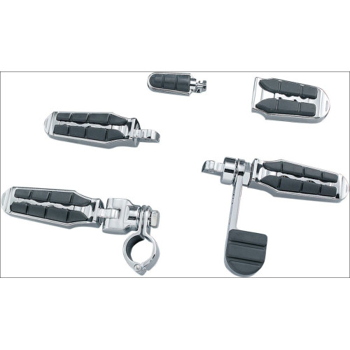 PartzBiz HD: 4411914-Kuryakyn Chrome Retro Foot Pegs | 4400 PartzBiz HD: 4411914-Kuryakyn Chrome Retro Foot Pegs | 4400