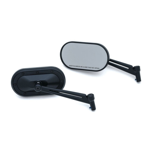 PartzBiz HD: 4411927-Kuryakyn Satin Black 6" Heavy Industry Mirrors for Harley Victory Metric 1737 PartzBiz HD: 4411927-Kuryakyn Satin Black 6" Heavy Industry Mirrors for Harley Victory Metric 1737