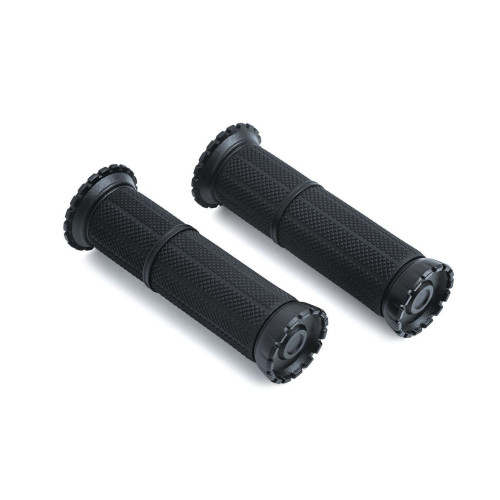 PartzBiz HD: 4411894-Kuryakyn Satin Black Riot Grips for 7/8" Diameter Bars Honda Yamaha 3587 PartzBiz HD: 4411894-Kuryakyn Satin Black Riot Grips for 7/8" Diameter Bars Honda Yamaha 3587