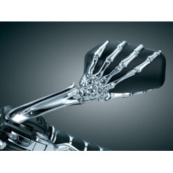 PartzBiz HD KA1759 - กระจกมองข้าง Kuryakyn Skeleton-Black & Chrome | 1759 PartzBiz HD KA1759 - กระจกมองข้าง Kuryakyn Skeleton-Black & Chrome | 1759