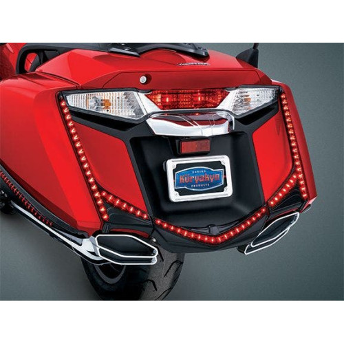 PartzBiz HD: 4411874-Kuryakyn 9163 Chrome Small 4" x 7" Multi-Fit Ball-Milled License Plate Frame PartzBiz HD: 4411874-Kuryakyn 9163 Chrome Small 4" x 7" Multi-Fit Ball-Milled License Plate Frame