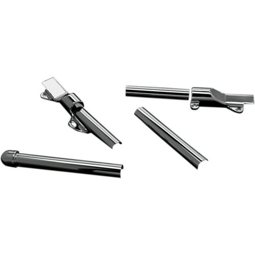 PartzBiz HD: 4411854-Kuryakyn Chrome 4 Piece Swingarm Cover Set for Harley Softail Models 00-07 | 8108 PartzBiz HD: 4411854-Kuryakyn Chrome 4 Piece Swingarm Cover Set for Harley Softail Models 00-07 | 8108