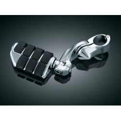 PartzBiz HD KA4529 - Kuryakyn Chrome Avg Rider Tour Tech Cruise 1/4” เมาท์ยาว 6” ISO Dually Pegs | 4529