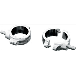 PartzBiz HD KA2285 - Kuryakyn Chrome 39mm Two-Piece Fork Mounts for Harley Dyna & Sportster PartzBiz HD KA2285 - Kuryakyn Chrome 39mm Two-Piece Fork Mounts for Harley Dyna & Sportster