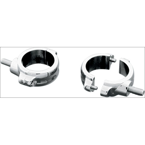 PartzBiz HD: 4411786-Kuryakyn Chrome 39mm Two-Piece Fork Mounts for Harley Dyna & Sportster PartzBiz HD: 4411786-Kuryakyn Chrome 39mm Two-Piece Fork Mounts for Harley Dyna & Sportster