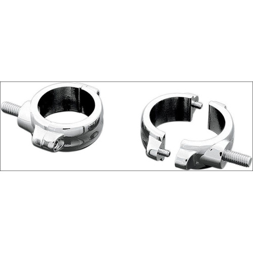 PartzBiz HD: 4411787-Kuryakyn Chrome 54/58mm Two-Piece Fork Mounts for Harley; Honda; Suzuki; Victory PartzBiz HD: 4411787-Kuryakyn Chrome 54/58mm Two-Piece Fork Mounts for Harley; Honda; Suzuki; Victory