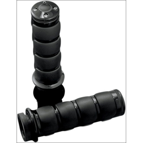 PartzBiz HD: 4411790-Kuryakyn Universal Gloss Black ISO Hand 7/8" Grips for Sport Bikes (pr) | 6344 PartzBiz HD: 4411790-Kuryakyn Universal Gloss Black ISO Hand 7/8" Grips for Sport Bikes (pr) | 6344