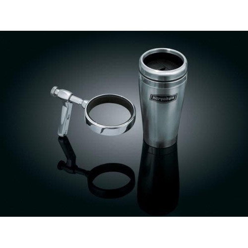 PartzBiz HD: 4411795-Kuryakyn Universal Perch Drink Holder with Stainless Steel Mug | 1463