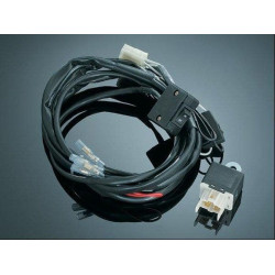 PartzBiz HD KA2328 - Kuryakyn 2328 Universal 12V ชุดสายไฟและรีเลย์พร้อมสวิตช์โยก