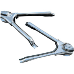 PartzBiz HD KA7815 - ฝาครอบสวิงอาร์ม Kuryakyn Chrome พร้อมฝาครอบ Phantom Axle สำหรับ Harley Softail 08-16 | 7815 PartzBiz HD KA7815 - ฝาครอบสวิงอาร์ม Kuryakyn Chrome พร้อมฝาครอบ Phantom Axle สำหรับ Harley Softail 08-16 | 7815