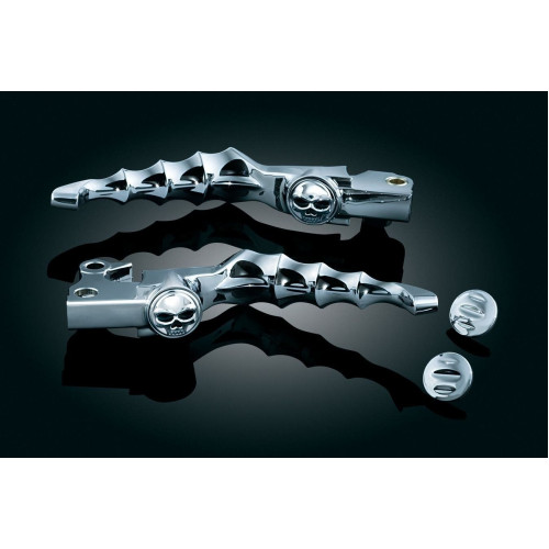 PartzBiz HD: 4411744-Kuryakyn Chrome Zombie Brake Clutch Levers Harley Sportster Cable Clutch 04-13 | 1060