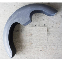 PartzBiz HD KW11399 - Kustom Werks 21" 5.5" Wide Bagger Front Raw Fender for Harley FLH FLT | 11399