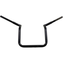 PartzBiz HD DS06015596 - LA Choppers 1-1/4 Prime Ape Handlebars Black 12 inch Rise Indian Challenger