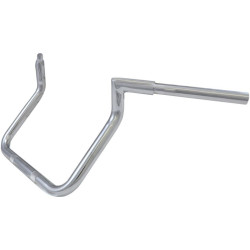 PartzBiz HD DS06015589 - LA Choppers 1-1/4 Twin Peaks Handlebar Chrome 10 inch Ride Indian Challenger