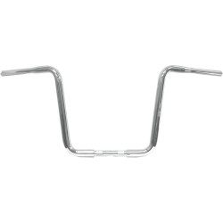 PartzBiz HD DS06012683 - LA Choppers 14" Chrome 1-1/4" Ape Hanger Handlebars Harley Road King & Glide | LA-7310-14