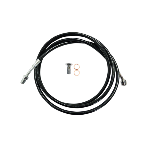PartzBiz HD: 4411643-La Choppers Black Vinyl Clutch Cable for Harley '14 FLH/T - 15"-17"