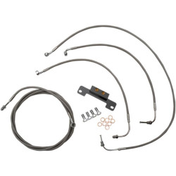 PartzBiz HD DS06620199 - LA Choppers Cable Brake Line Kit 12-14 Mini Apes Black No ABS Harley M8 17-Up PartzBiz HD DS06620199 - LA Choppers Cable Brake Line Kit 12-14 Mini Apes Black No ABS Harley M8 17-Up