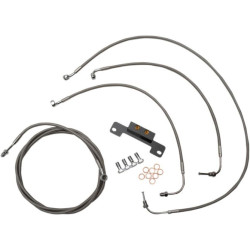 PartzBiz HD DS06620198 - LA Choppers Cable Brake Line Kit 12-14 Mini Apes Stainless No ABS Harley M8 17-Up PartzBiz HD DS06620198 - LA Choppers Cable Brake Line Kit 12-14 Mini Apes Stainless No ABS Harley M8 17-Up