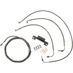 PartzBiz HD DS06620204 - LA Choppers Cable Brake Line Kit 18-20 Mini Apes Stainless No ABS Harley M8 17-Up PartzBiz HD DS06620204 - LA Choppers Cable Brake Line Kit 18-20 Mini Apes Stainless No ABS Harley M8 17-Up