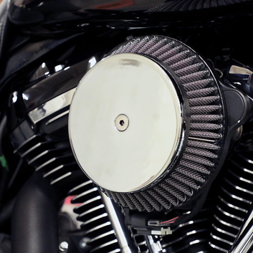 PartzBiz HD: 4411576-LA Choppers Chrome Plain Cover Big Air Cleaner Kit Harley Twin Cam 08-17 PartzBiz HD: 4411576-LA Choppers Chrome Plain Cover Big Air Cleaner Kit Harley Twin Cam 08-17