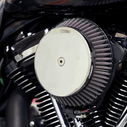 PartzBiz HD DS10102570 - LA Choppers Chrome Plain Cover Big Air Cleaner Kit Harley Twin Cam 99-16 PartzBiz HD DS10102570 - LA Choppers Chrome Plain Cover Big Air Cleaner Kit Harley Twin Cam 99-16
