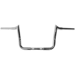 PartzBiz HD DS06014540 - LA Choppers 1 1/4” แฮนด์ Bagger Prime Ape Chrome 10” Harley 96-23 Batwing | แอลเอ-7352-10