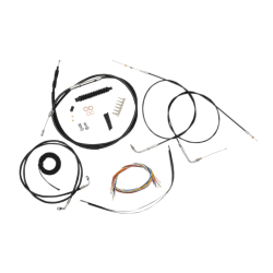 PartzBiz HD DS06101323 - La Choppers Complete Black Vnyl Cable Line 12"-14" Kit Harley 07-10 FXST/B/C | LA-8140KT2-13B PartzBiz HD DS06101323 - La Choppers Complete Black Vnyl Cable Line 12"-14" Kit Harley 07-10 FXST/B/C | LA-8140KT2-13B