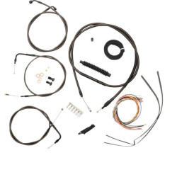 PartzBiz HD DS06101529 - La Choppers Complete Midnight Cable Line 15"-17" Kit Harley 04-06 Sportster | LA-8310KT2-16M PartzBiz HD DS06101529 - La Choppers Complete Midnight Cable Line 15"-17" Kit Harley 04-06 Sportster | LA-8310KT2-16M