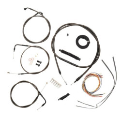 PartzBiz HD DS06101493 - La Choppers Complete Midnight Cable Line 18"-20" Kit Harley 00-06 FXST/B/C | LA-8130KT2-19M PartzBiz HD DS06101493 - La Choppers Complete Midnight Cable Line 18"-20" Kit Harley 00-06 FXST/B/C | LA-8130KT2-19M