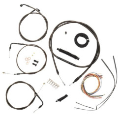 PartzBiz HD DS06101526 - La Choppers Complete Midnight Cable Line Mini Ape Kit Harley 04-06 Sportster | LA-8310KT2-08M PartzBiz HD DS06101526 - La Choppers Complete Midnight Cable Line Mini Ape Kit Harley 04-06 Sportster | LA-8310KT2-08M