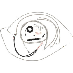 PartzBiz HD DS06101334 - La Choppers Complete Stainless Cable Line 12"-14" Kit Harley 11-14 Softail ABS | LA-8150KT2-13 PartzBiz HD DS06101334 - La Choppers Complete Stainless Cable Line 12"-14" Kit Harley 11-14 Softail ABS | LA-8150KT2-13