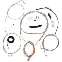 PartzBiz HD DS06101362 - La Choppers Complete Stainless Cable Line 18"-20" Kit Harley 12-15 FXDB/C | LA-8210KT2B-19 PartzBiz HD DS06101362 - La Choppers Complete Stainless Cable Line 18"-20" Kit Harley 12-15 FXDB/C | LA-8210KT2B-19