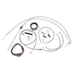 PartzBiz HD DS06101170 - La Choppers Complete Stainless Cable Line 18"-20" Kit Harley 96-06 FLHR FLTR | LA-8006KT2A-19 PartzBiz HD DS06101170 - La Choppers Complete Stainless Cable Line 18"-20" Kit Harley 96-06 FLHR FLTR | LA-8006KT2A-19