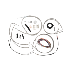 PartzBiz HD DS06101236 - La Choppers Complete Stainless Cable Line 12"-14" Kit Harley 08-13 FLH/X/R ABS | LA-8051KT2-08 PartzBiz HD DS06101236 - La Choppers Complete Stainless Cable Line 12"-14" Kit Harley 08-13 FLH/X/R ABS | LA-8051KT2-08