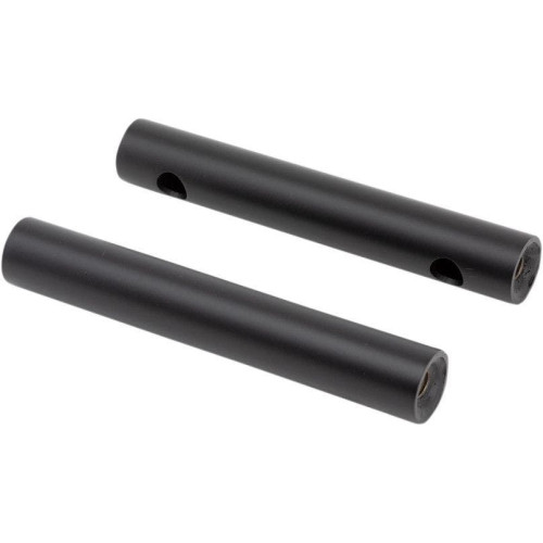 PartzBiz HD: 4411311-LA Choppers LA-7335-08RM Flat Black 8" Straight 1-1/4" Handlebar Risers Custom Chopper Motorcycle Bike Universal Harley Davidson Metric Indian Upgrade Replacement Handle Bar Mount Extenders 0602-1025 06021025