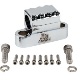 PartzBiz HD DS06030822 - LA Choppers LA-7335-XXC Chrome Kage Fighter 1-1/4 ” แฮนด์ 3-1/2 ” Riser Clamps ชอปเปอร์แบบกำหนดเอง มอเตอร์ไซค์จักรยาน Universal Harley Davidson เมตริก Indian Upgrade Replacement Handle Bar Mount Block Clamp 0603-0822 06030822 PartzBiz HD DS06030822 - LA Choppers LA-7335-XXC Chrome Kage Fighter 1-1/4 ” แฮนด์ 3-1/2 ” Riser Clamps ชอปเปอร์แบบกำหนดเอง มอเตอร์ไซค์จักรยาน Universal Harley Davidson เมตริก Indian Upgrade Replacement Handle Bar Mount Block Clamp 0603-0822 06030822
